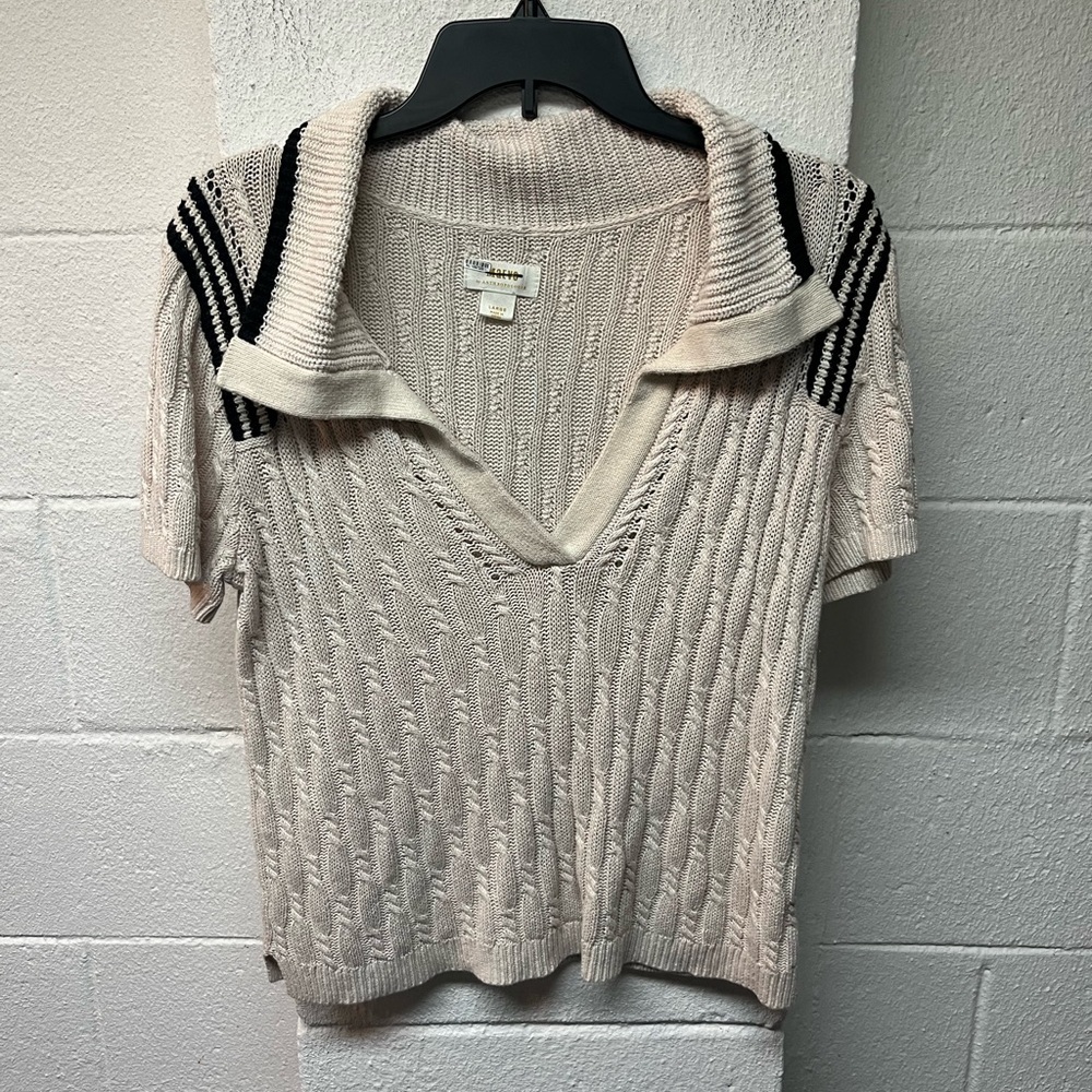 Anthropologie Cream Knit Sweater - Picture 4 of 7